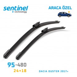 Araca Özel Silecek Takımı Dacıa Duster 2017>,, 24" 18" 95-481